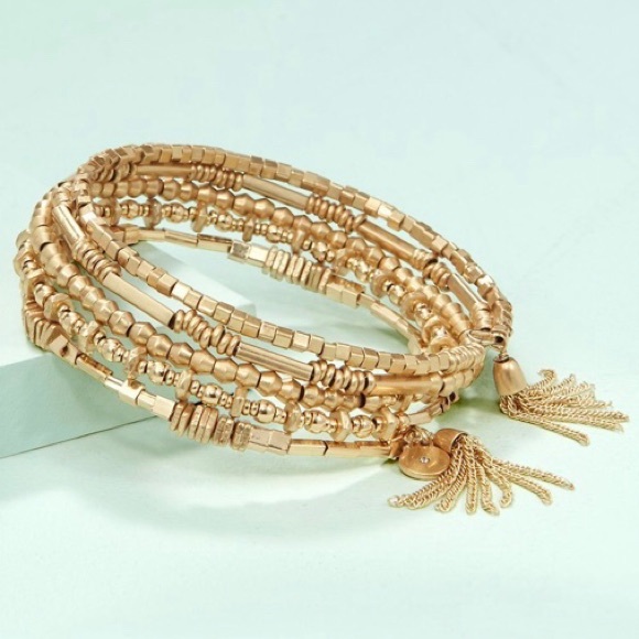 Stella & Dot Jewelry - :: Stella & Dot⚜️GOLD⚜️Celine Wrap Coil Bracelet